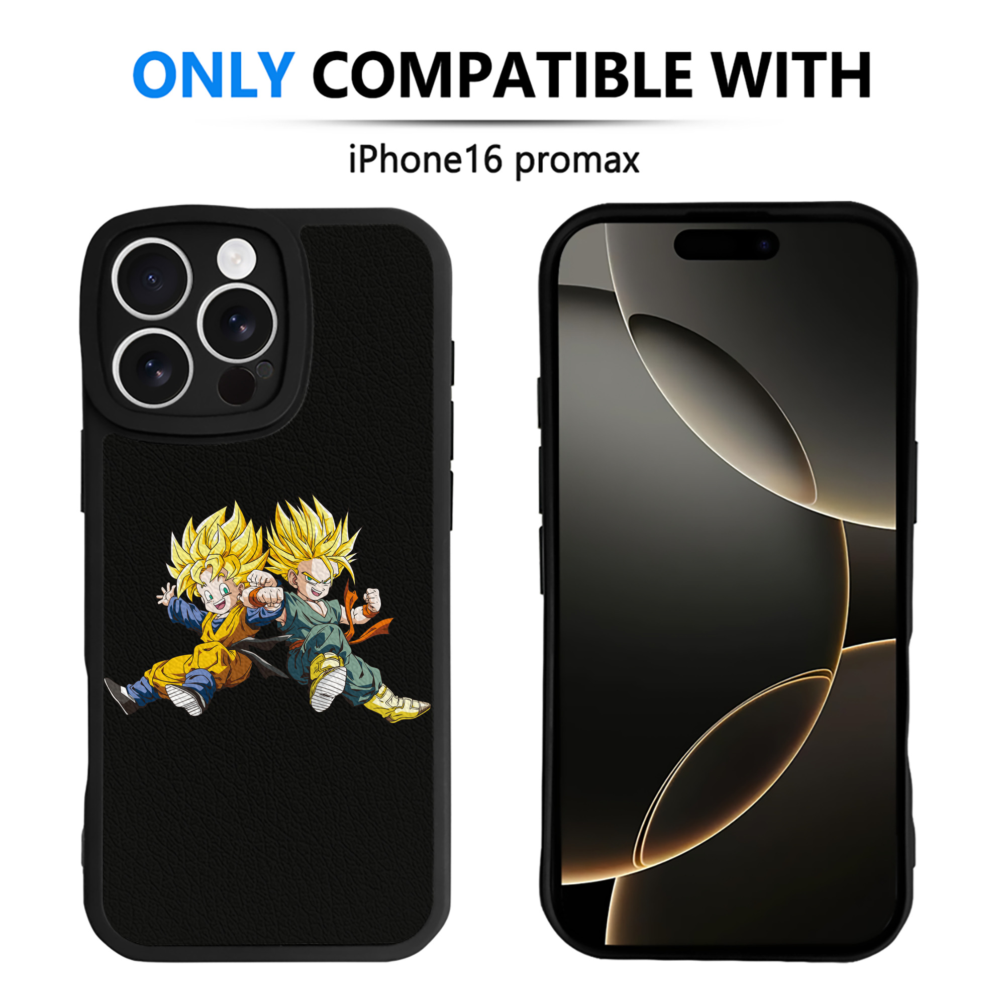 （画像用） ドラゴンボール 孫悟空（そん ごくう）Son Goku カカロット DRAGON BALL Kakarotto 【iPhone 16シリーズ対応】シリコンスマホケース（レザー調） 材質：シリコン